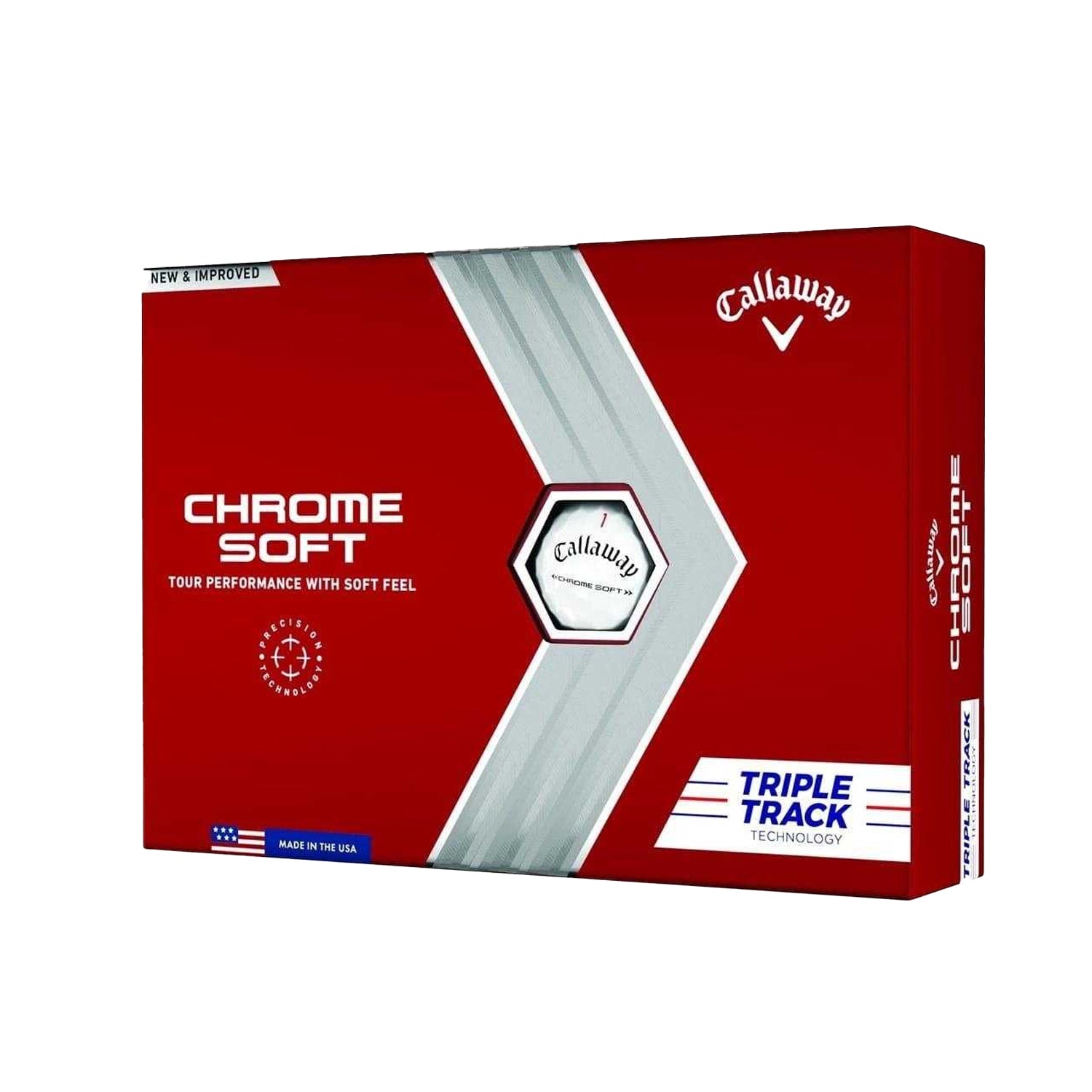 White - Front - Callaway Triple Golf Balls (Pack of 12)