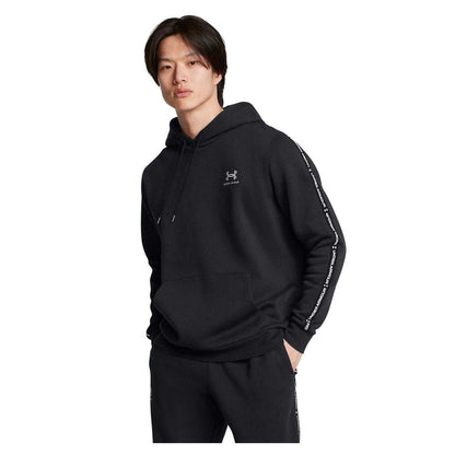 Black - Side - Under Armour Mens Icon Hoodie