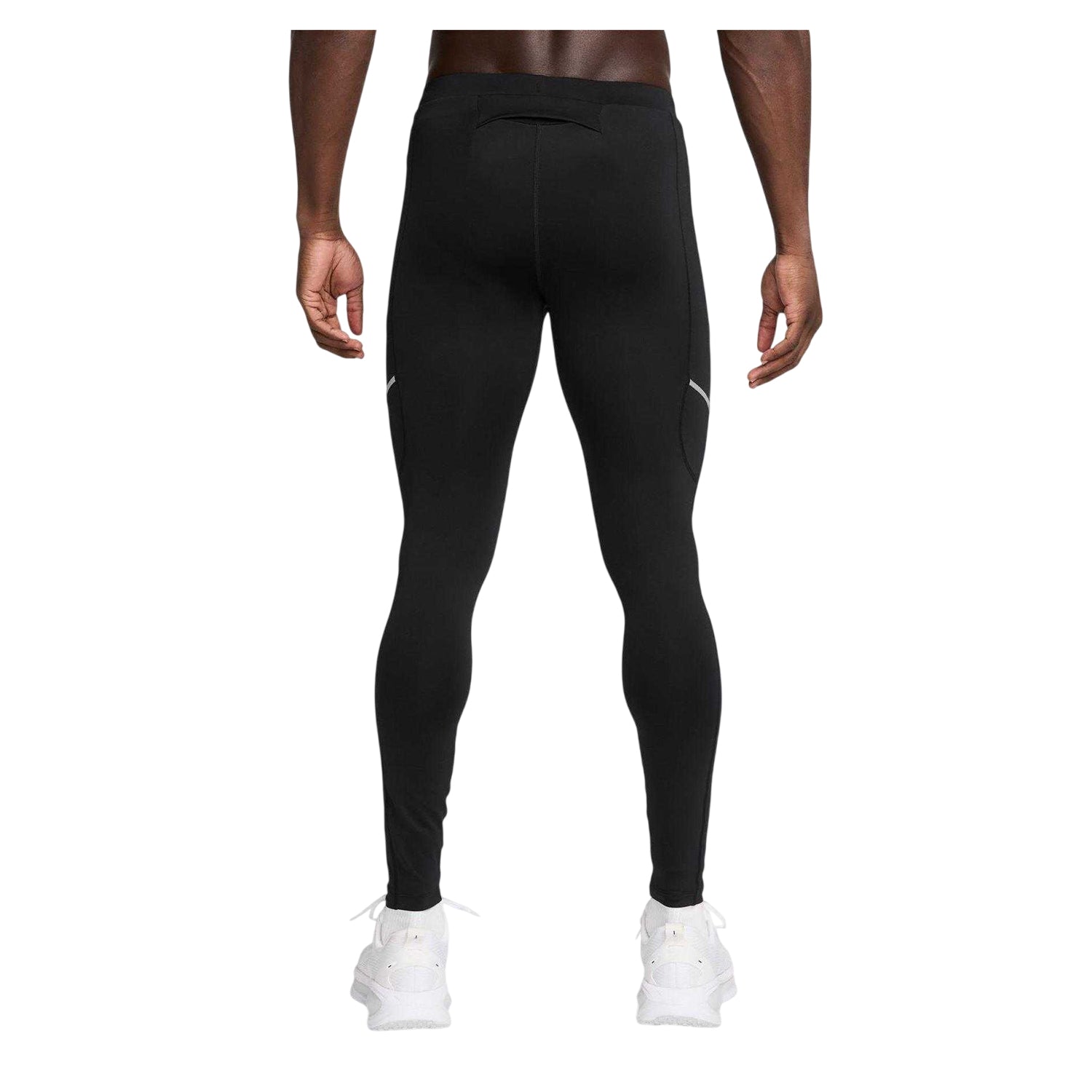 Black - Back - Nike Mens Miler Running Tights
