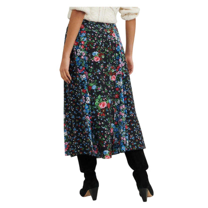 Black - Back - Nobody´s Child Womens-Ladies Dido Floral Midi Skirt