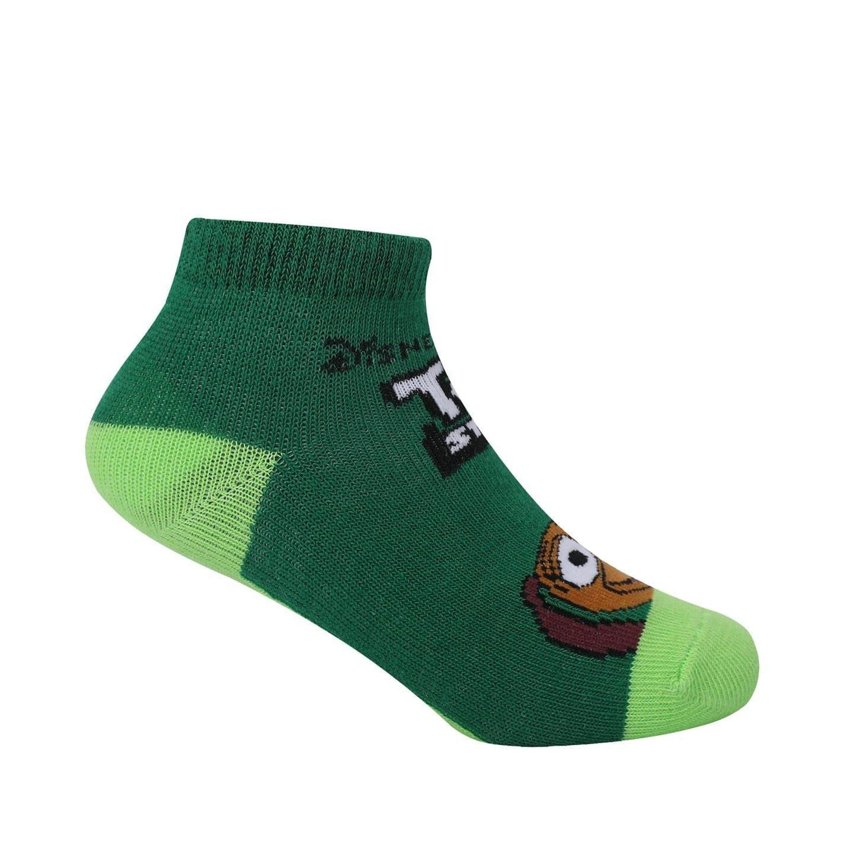 Multicoloured - Back - Toy Story Childrens-Kids Cotton Blend Trainer Socks (Pack of 5)