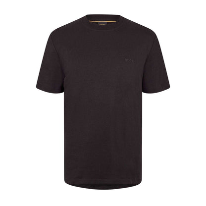 Black - Front - Boss Mens Interlock Polo Shirt