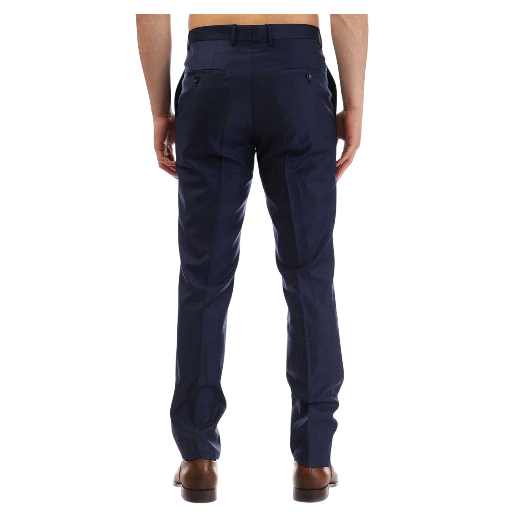 Dark Blue - Back - Boss Mens T-Glover3 Regular Trousers