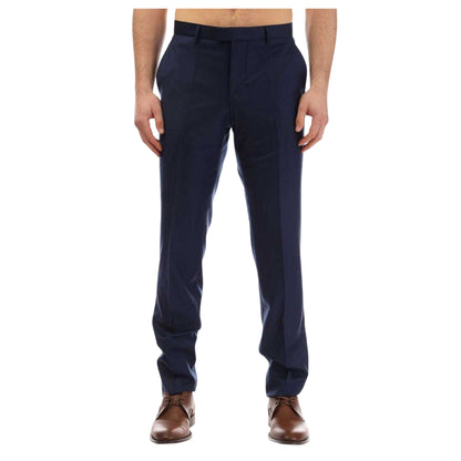 Dark Blue - Front - Boss Mens T-Glover3 Regular Trousers