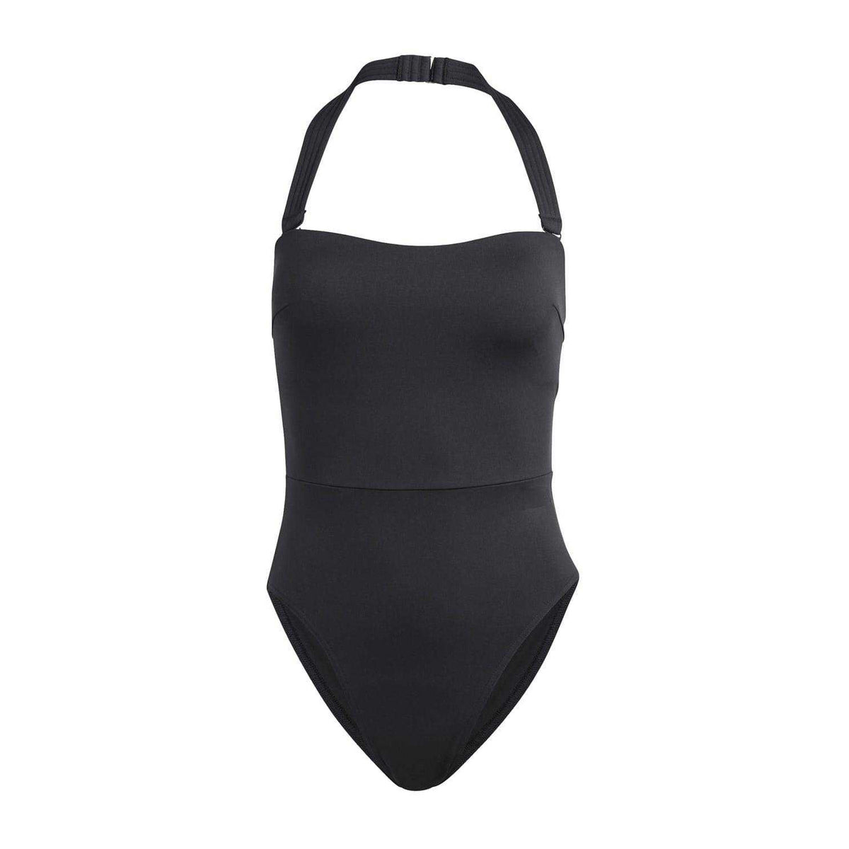 Black - Front - Adidas Womens-Ladies Versatile One Piece Swimsuit