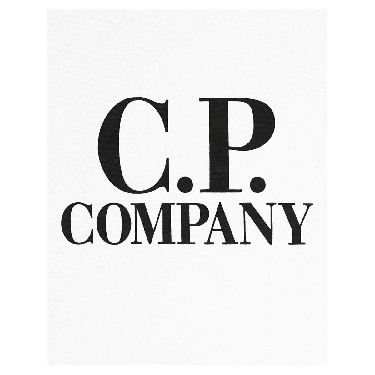 White - Side - C.P. Company Boys Goggles Premium Cotton Regular T-Shirt