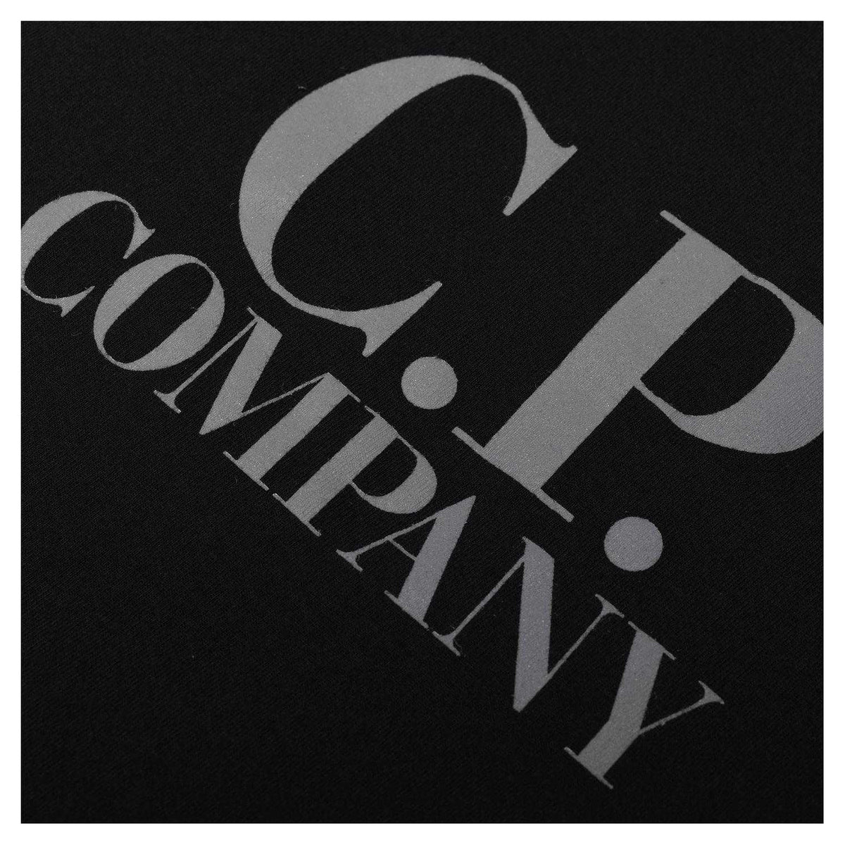 Black - Side - C.P. Company Boys Goggles Premium Cotton Regular T-Shirt