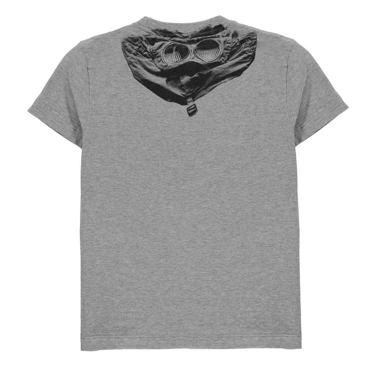 Grey - Back - C.P. Company Boys Goggles Premium Cotton Regular T-Shirt