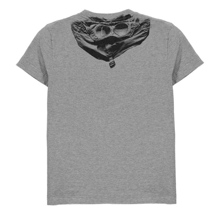 Grey - Back - C.P. Company Boys Goggles Premium Cotton Regular T-Shirt