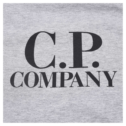 Grey - Side - C.P. Company Boys Goggles Premium Cotton Regular T-Shirt