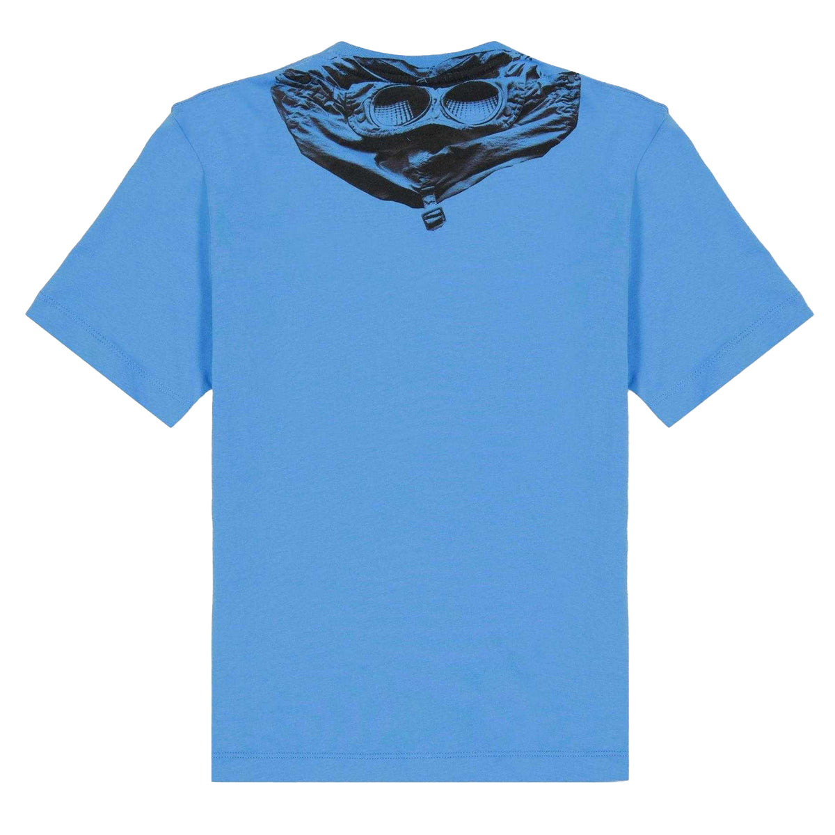 Sky Azure - Back - C.P. Company Boys Goggles Premium Cotton Regular T-Shirt