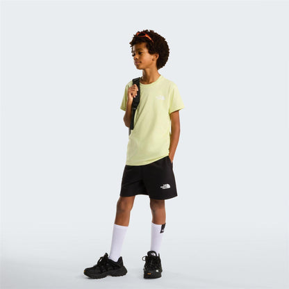 Lemon Yellow - Pack Shot - The North Face Childrens-Kids Simple Dome Regular T-Shirt