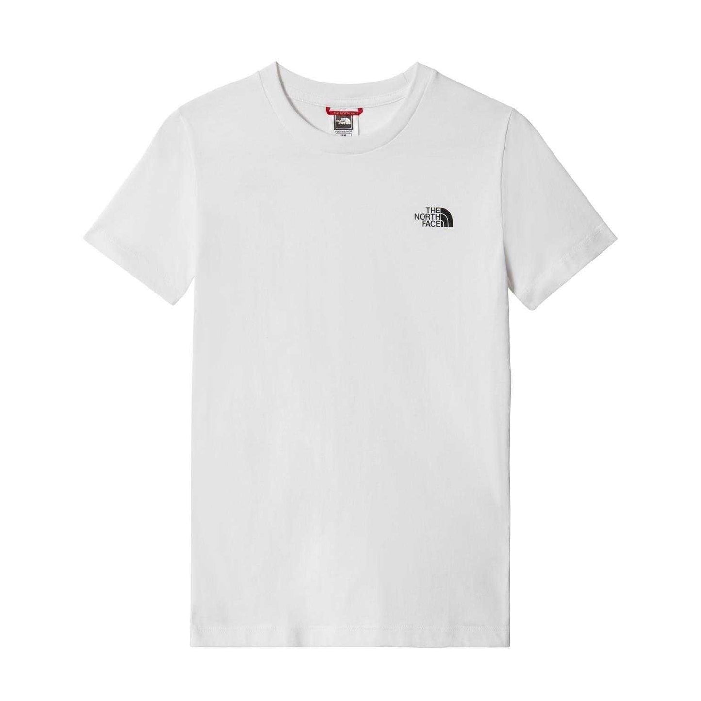 White - Front - The North Face Childrens-Kids Simple Dome Regular T-Shirt