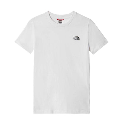White - Front - The North Face Childrens-Kids Simple Dome Regular T-Shirt