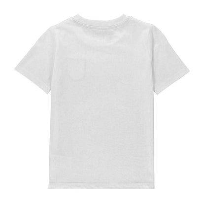 White - Back - England Football Childrens-Kids Crest T-Shirt