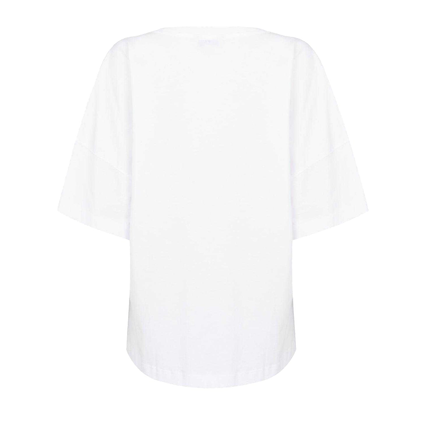 White - Back - French Connection Womens-Ladies Tally Oversized T-Shirt