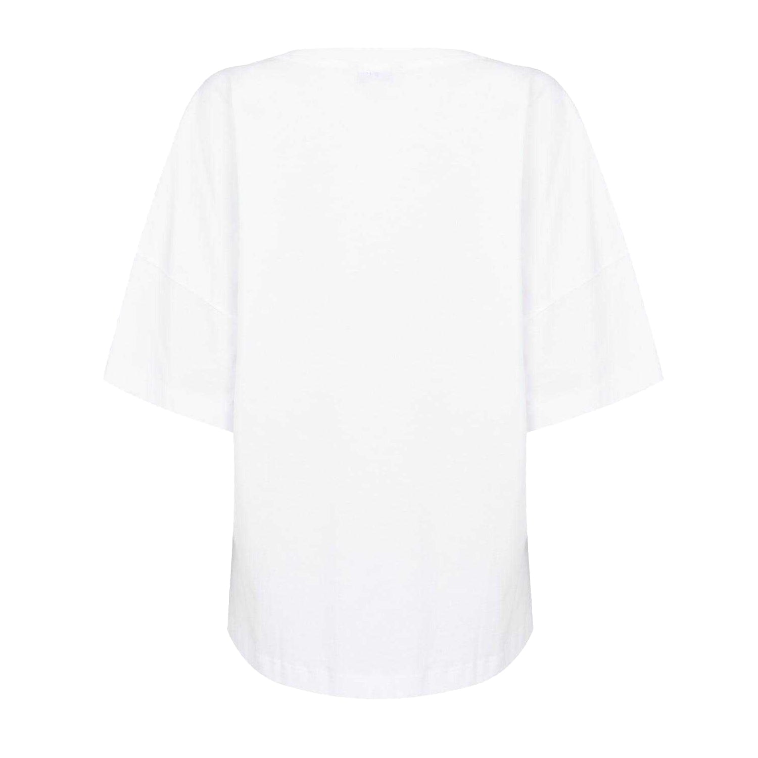 White - Back - French Connection Womens-Ladies Tally Oversized T-Shirt
