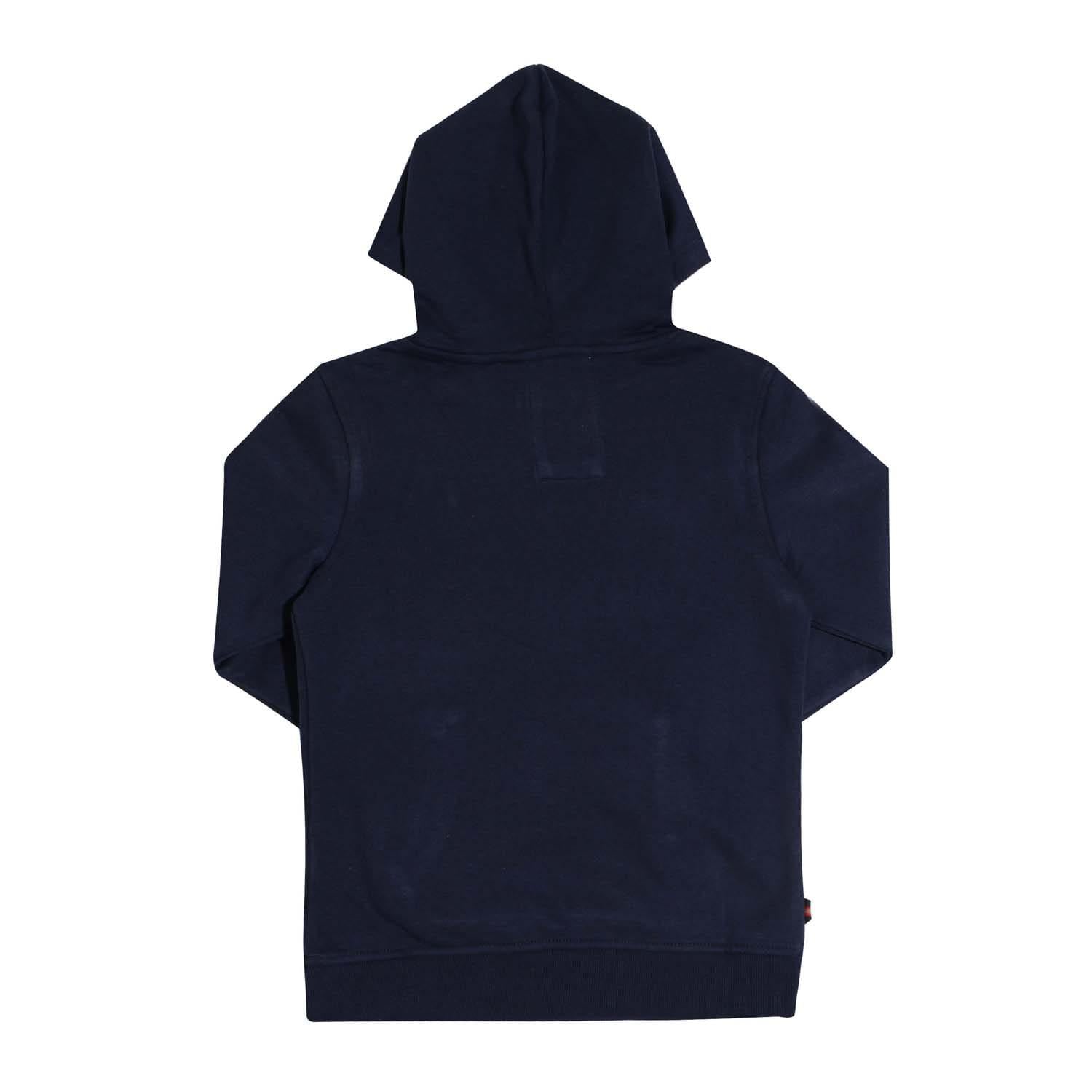 Navy - Back - Luke 1977 Childrens-Kids Sneakerfreak Pullover Hoodie