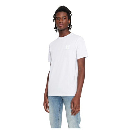 White - Front - Armani Exchange Mens Icon Cotton Regular T-Shirt