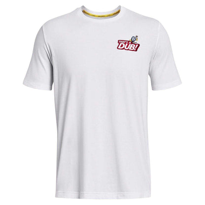 White-Taxi Yellow - Front - Under Armour Mens Curry Goat Regular Short-Sleeved T-Shirt