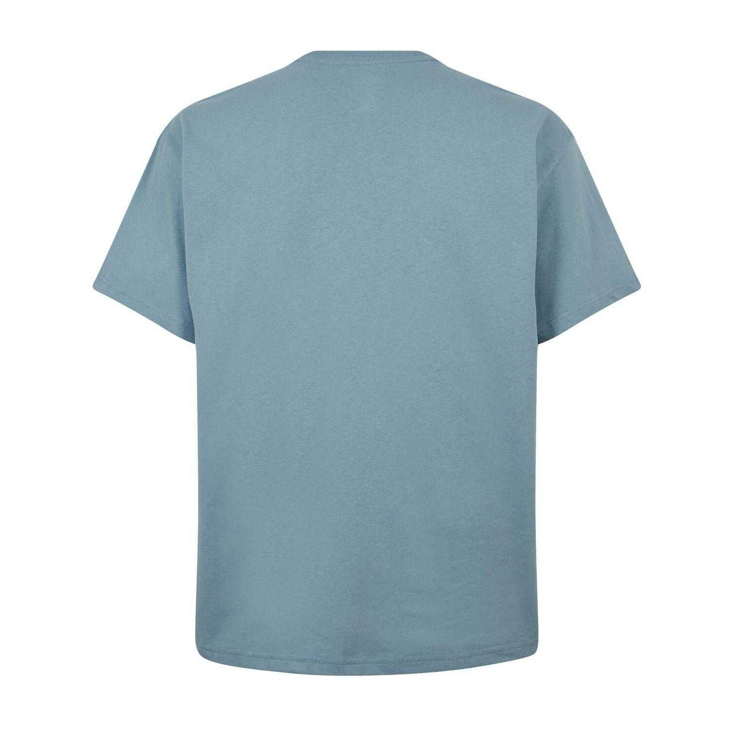 Blue - Back - Converse Mens Embroidered Logo Cotton Relaxed Fit T-Shirt