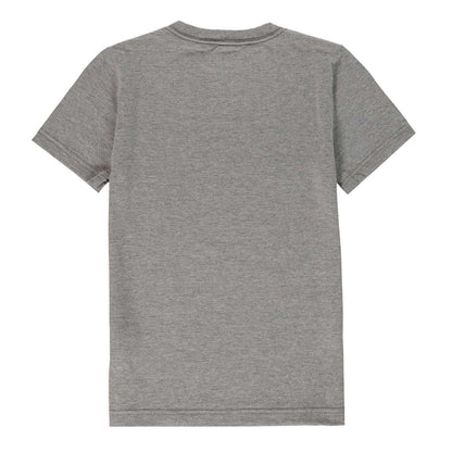 Carbon Heather - Back - Air Boys Logo Polycotton T-Shirt