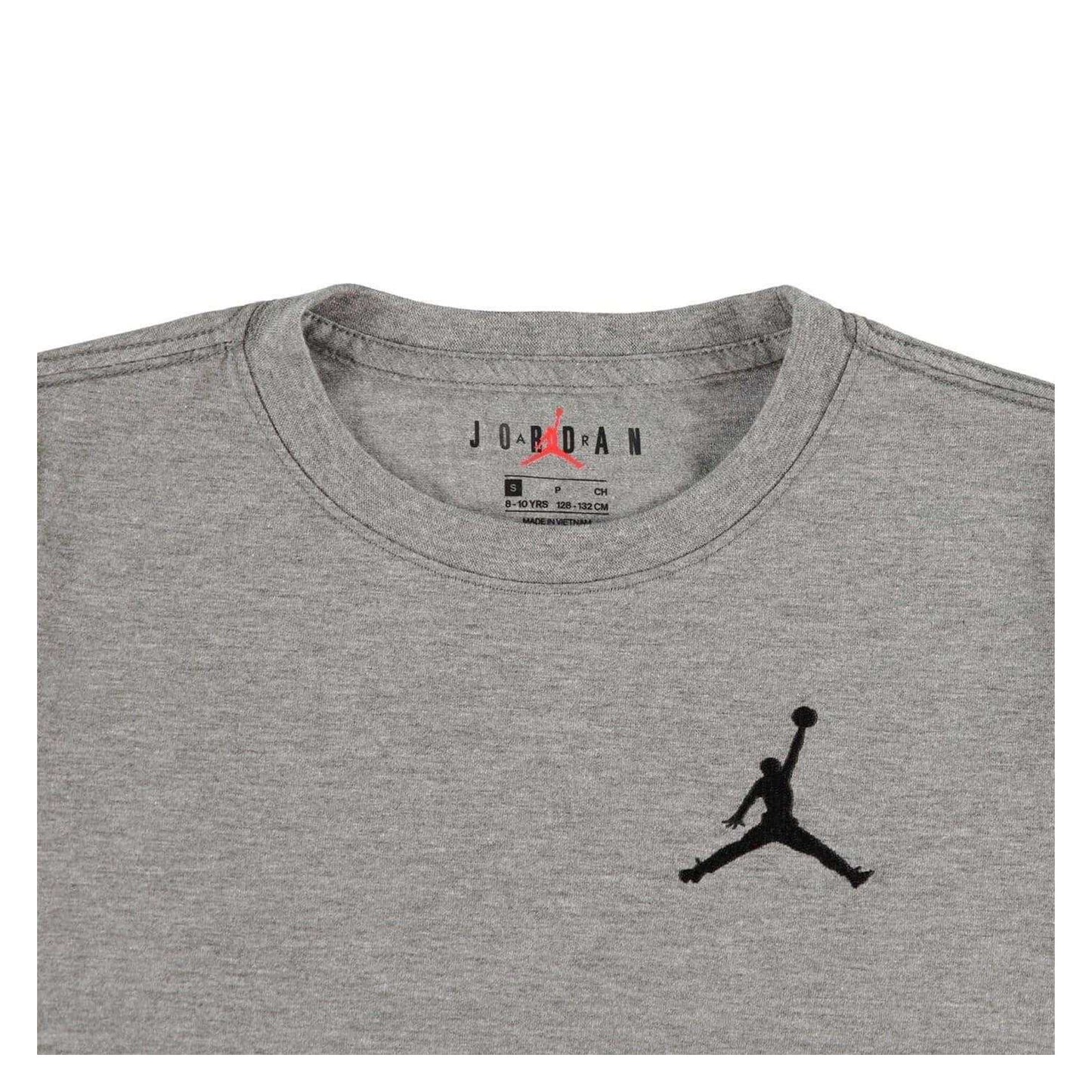 Carbon Heather - Side - Air Boys Logo Polycotton T-Shirt