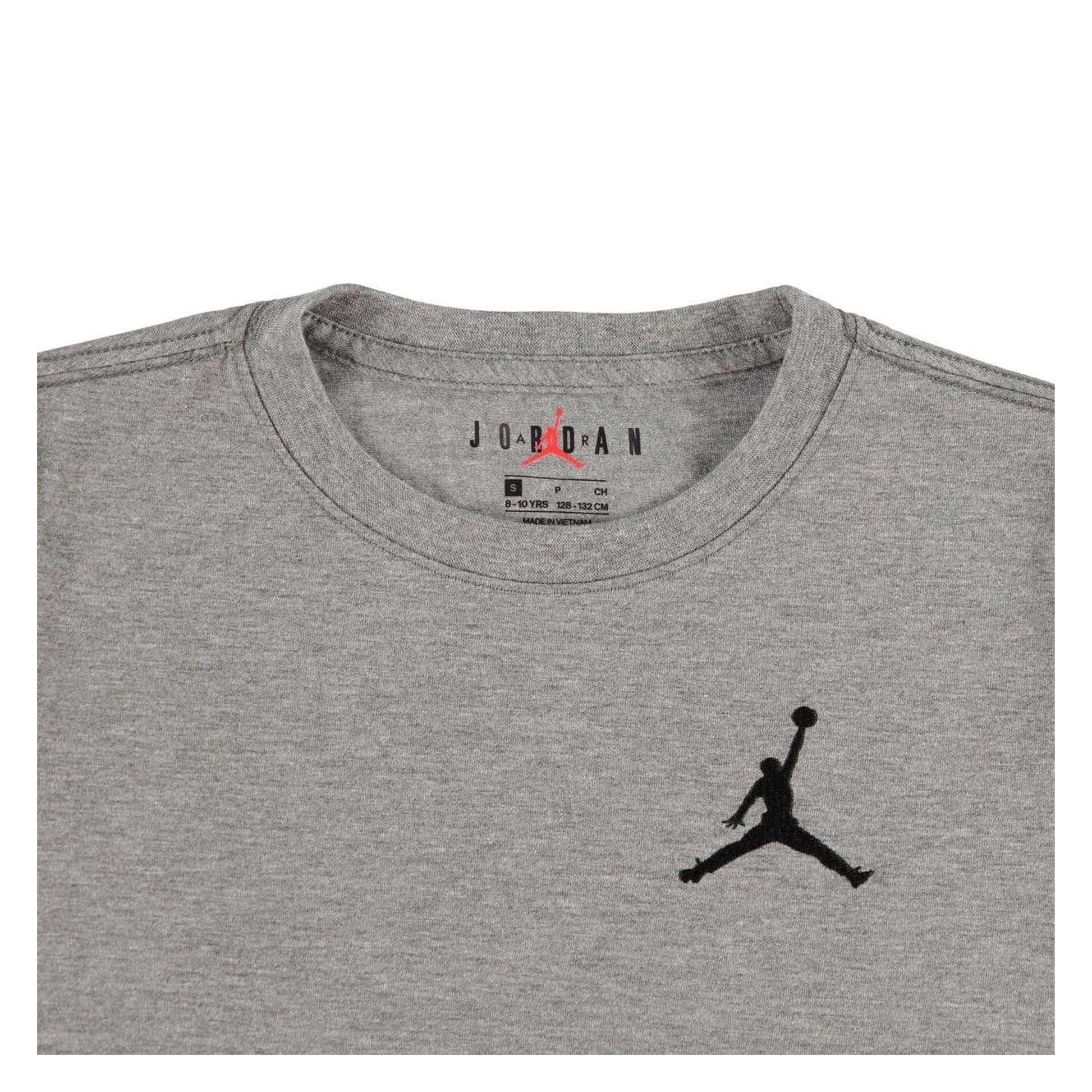 Carbon Heather - Side - Air Boys Logo Polycotton T-Shirt