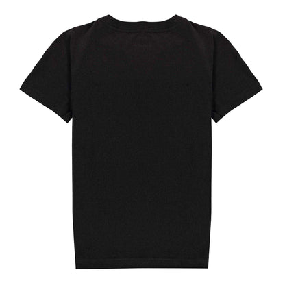 Black - Back - Air Boys Logo Polycotton T-Shirt