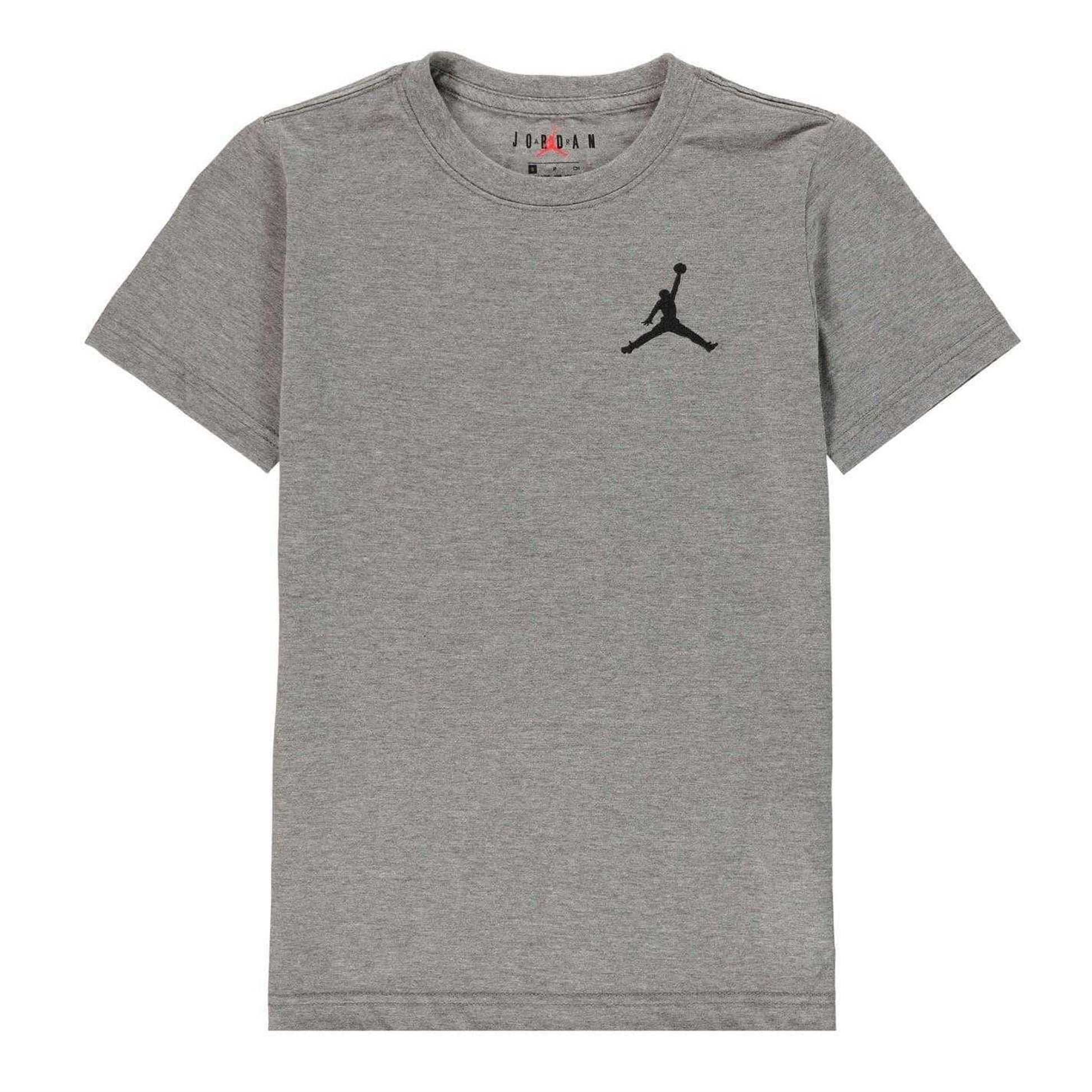 Carbon Heather - Front - Air Boys Logo Polycotton T-Shirt