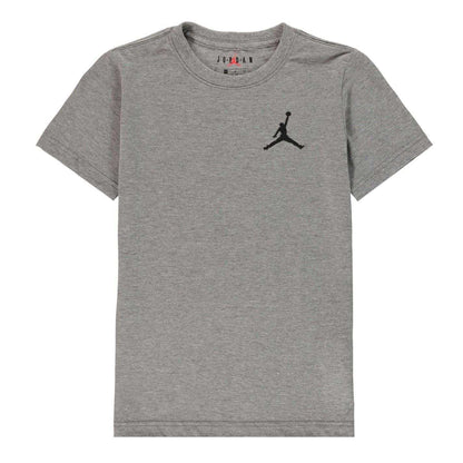 Carbon Heather - Front - Air Boys Logo Polycotton T-Shirt