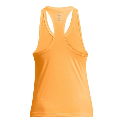 Orange - Back - Under Armour Womens-Ladies Launch Tank Top