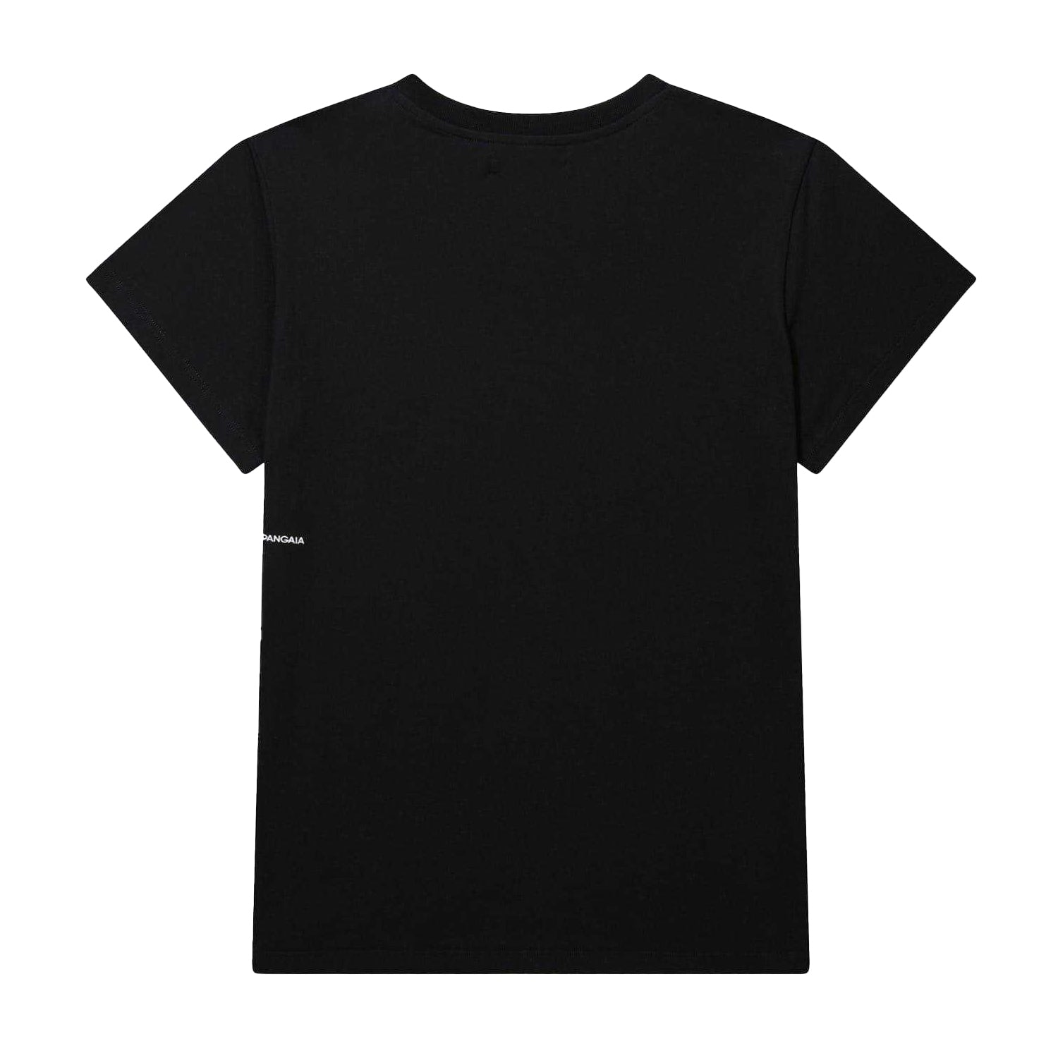 Black - Back - Pangaia Childrens-Kids 365 Cotton T-Shirt