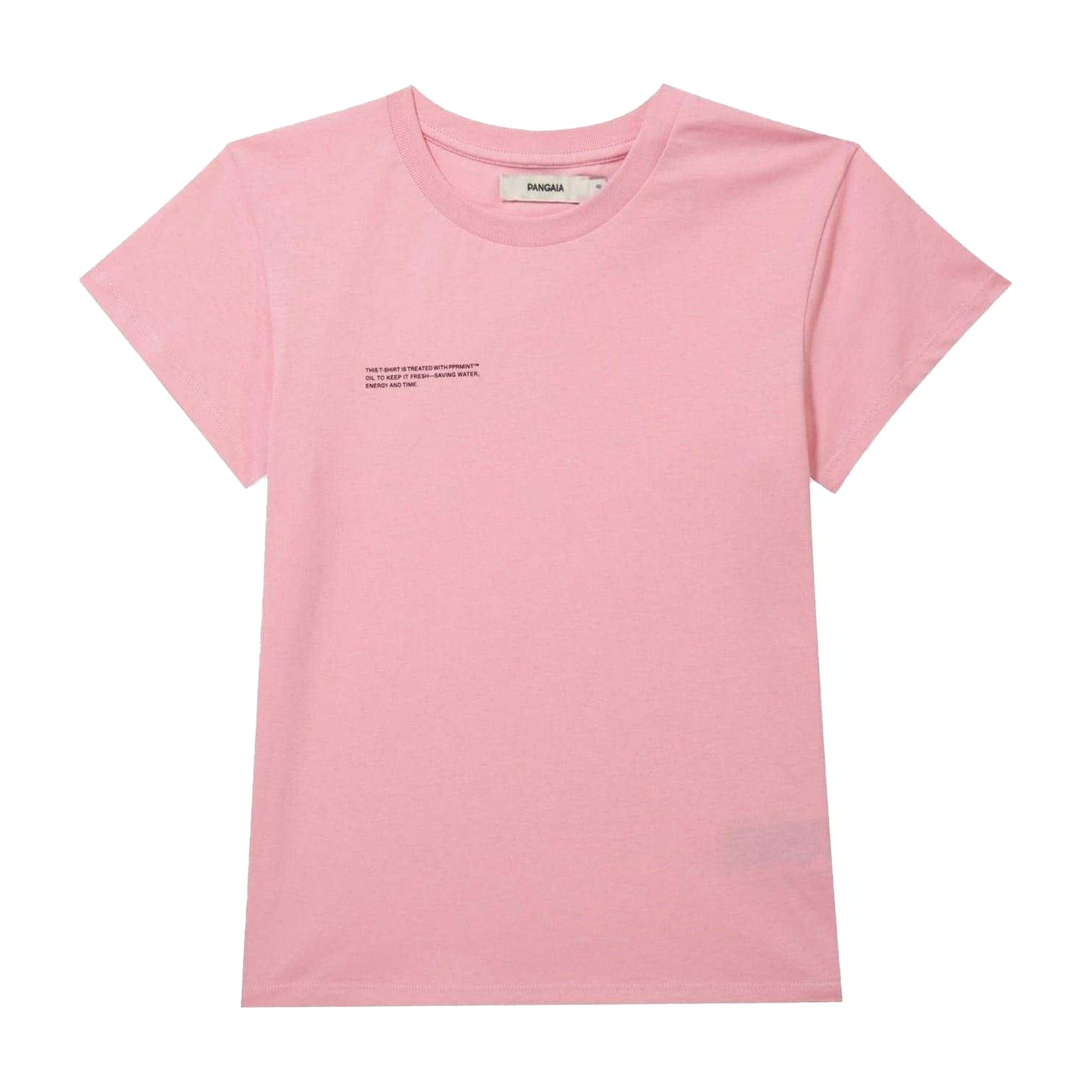 Pink - Front - Pangaia Childrens-Kids 365 Cotton T-Shirt
