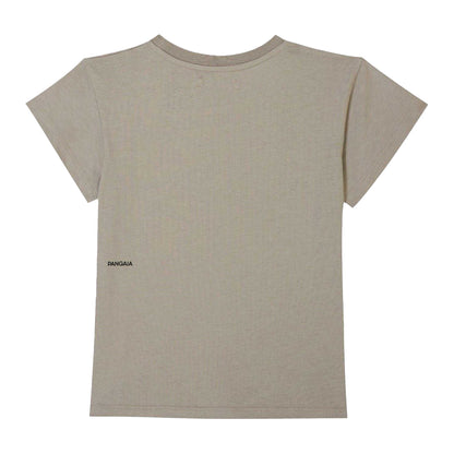Stone - Back - Pangaia Childrens-Kids 365 Cotton T-Shirt