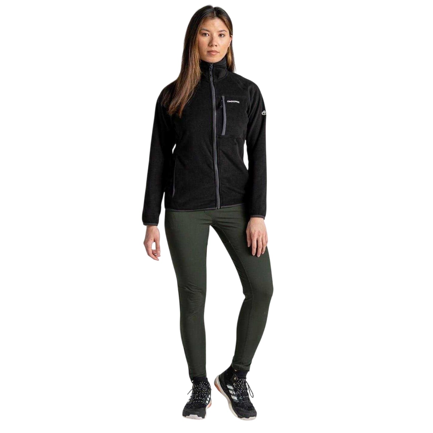 Oak - Side - Craghoppers Womens-Ladies Expedition Performance Slim Trousers