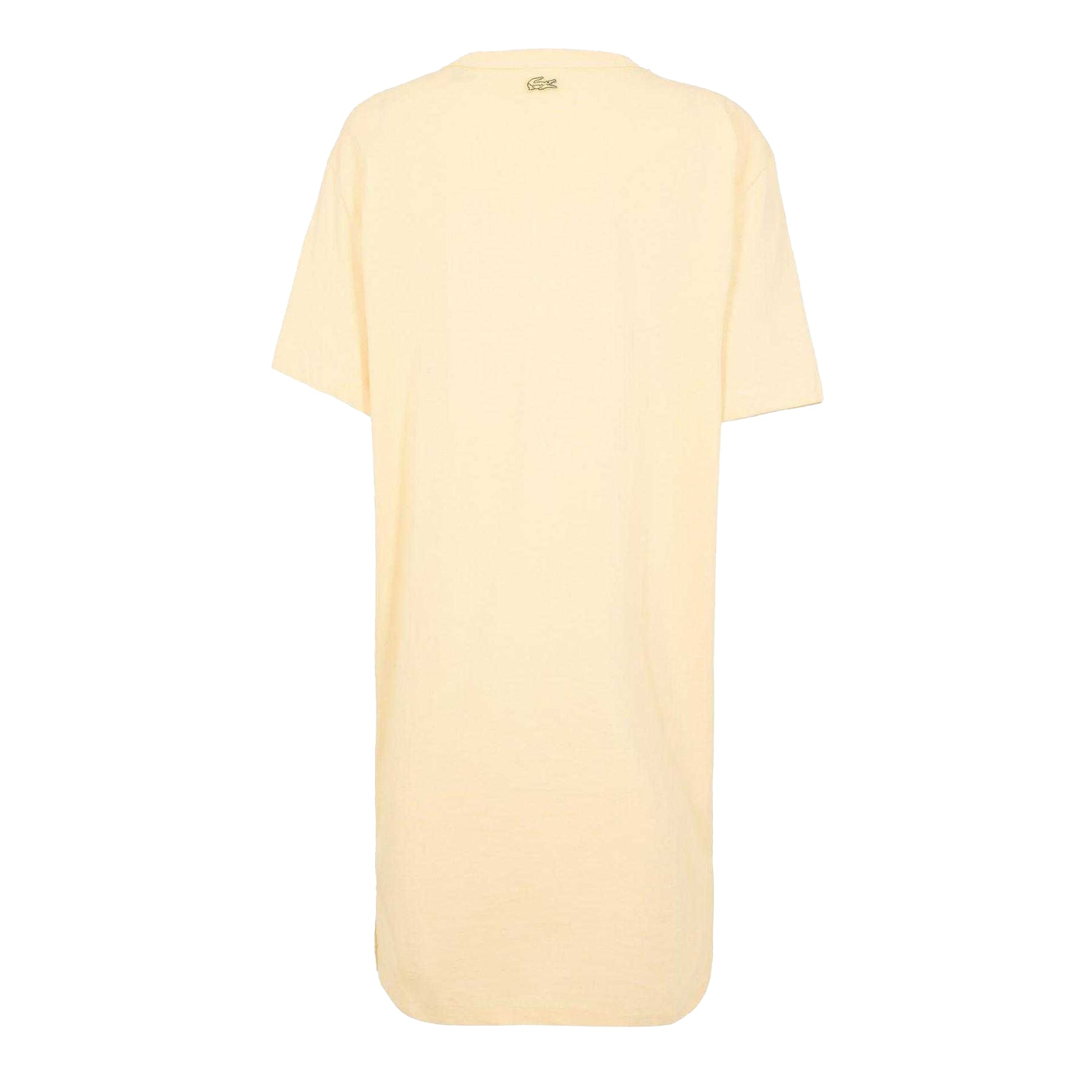 Cobalt - Back - Lacoste Womens-Ladies T-Shirt Dress