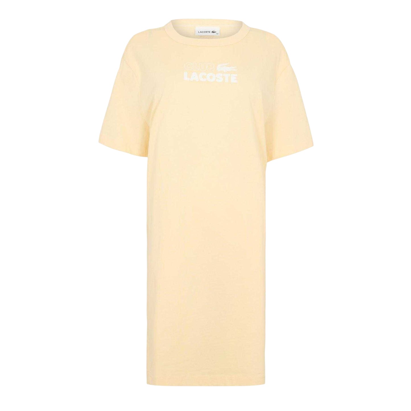 Cobalt - Front - Lacoste Womens-Ladies T-Shirt Dress
