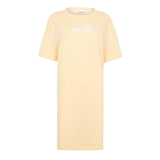 Cobalt - Front - Lacoste Womens-Ladies T-Shirt Dress