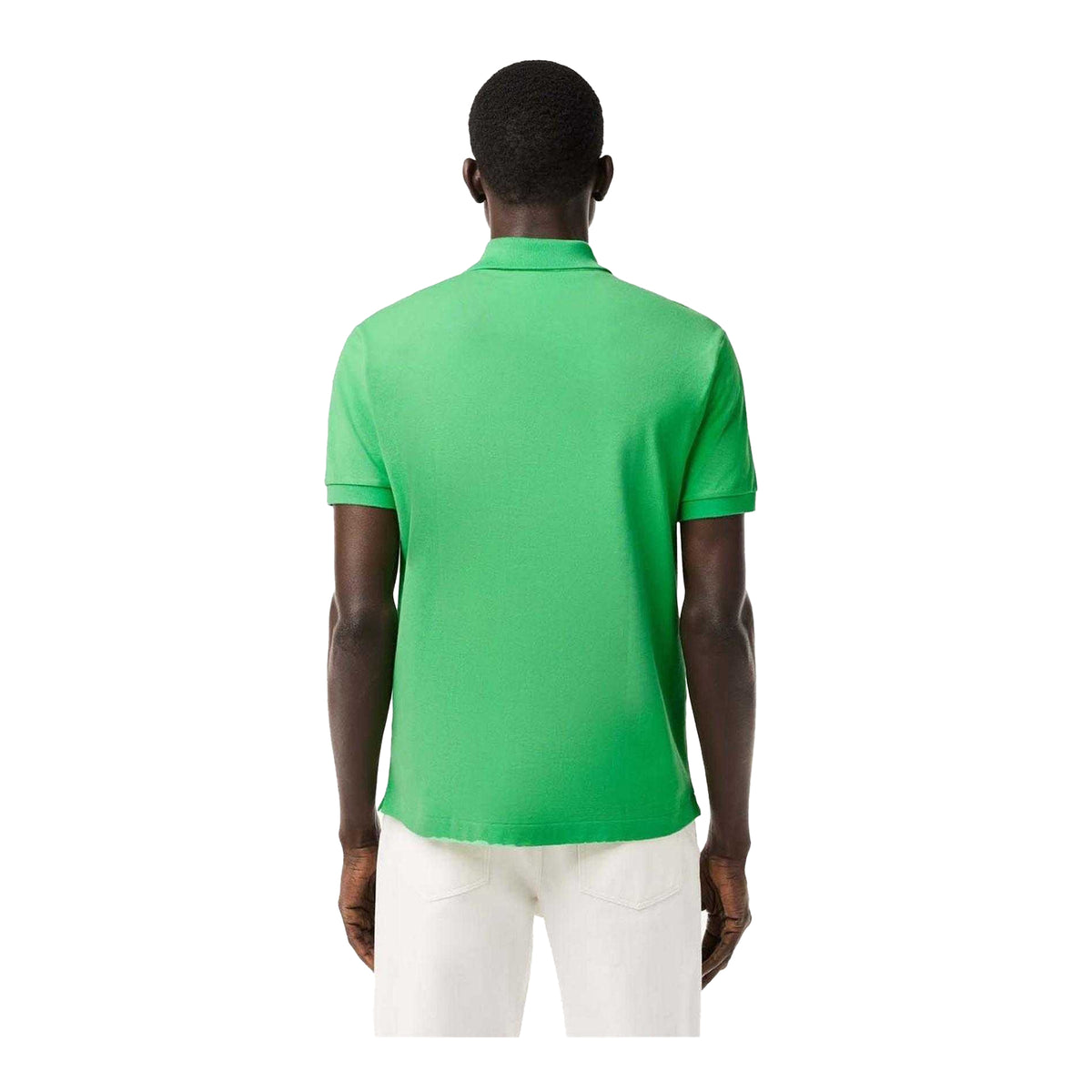 Green - Back - Lacoste Mens Originals Pique Polo Shirt