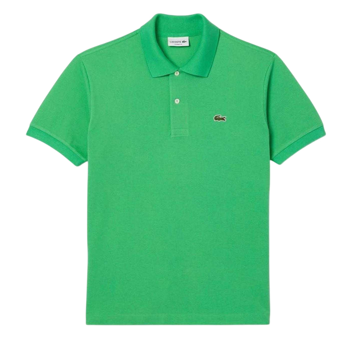 Green - Front - Lacoste Mens Originals Pique Polo Shirt
