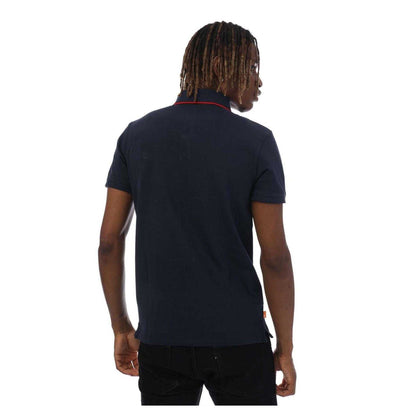 Navy - Back - Timberland Mens Millers River Polo Shirt
