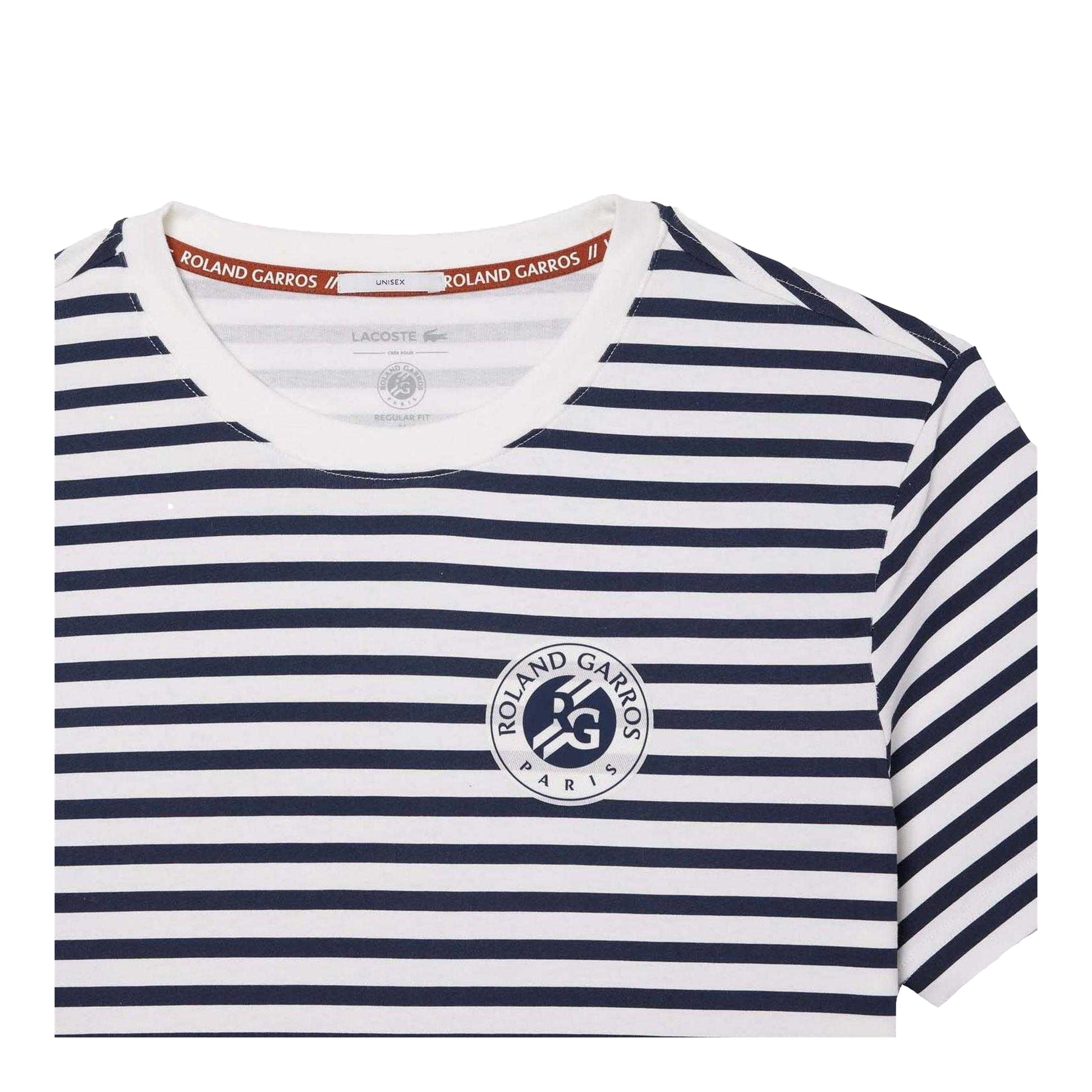 White - Back - Lacoste Unisex Adult Roland Garros Edition T-Shirt