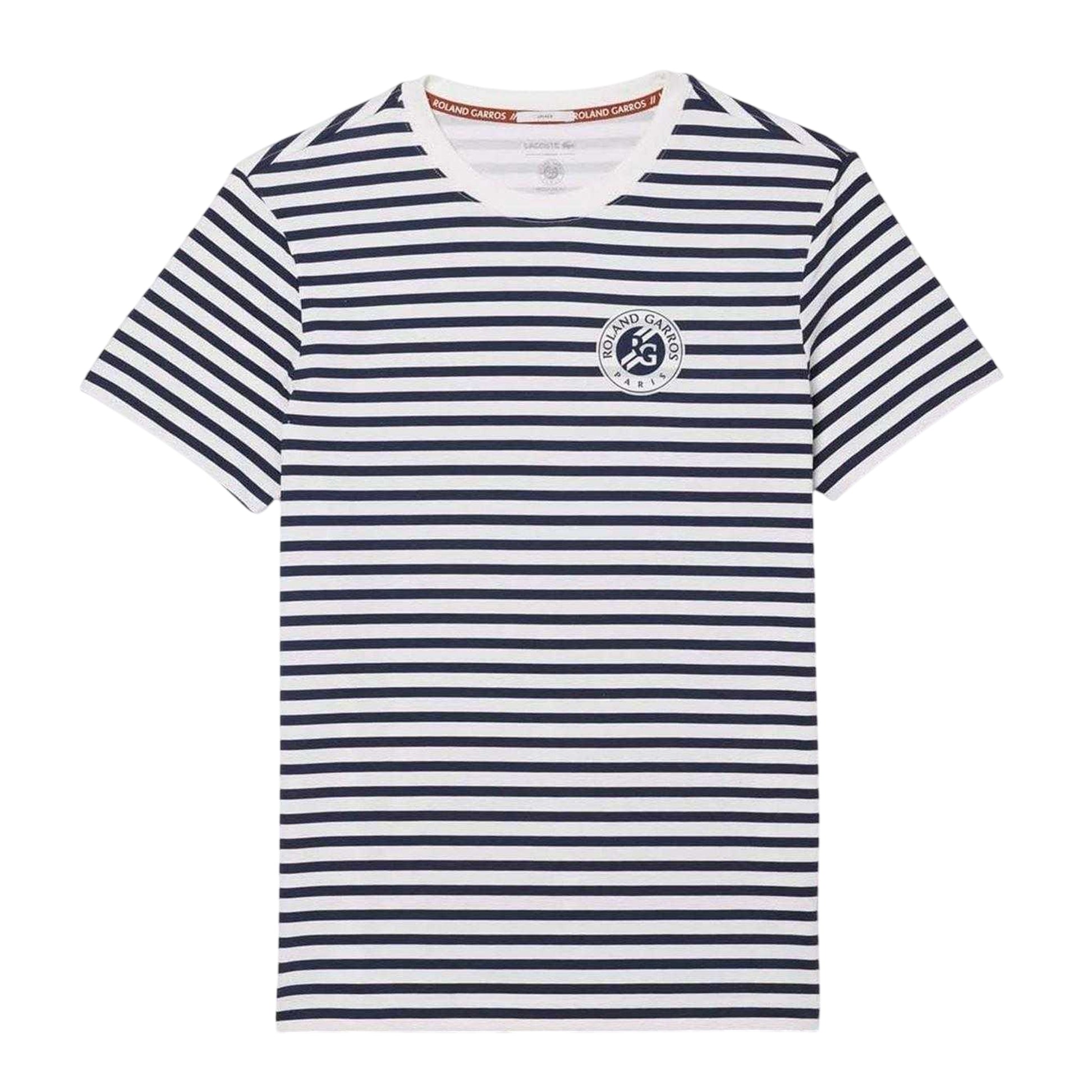 White - Front - Lacoste Unisex Adult Roland Garros Edition T-Shirt