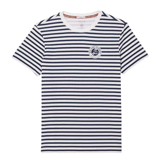 White - Front - Lacoste Unisex Adult Roland Garros Edition T-Shirt