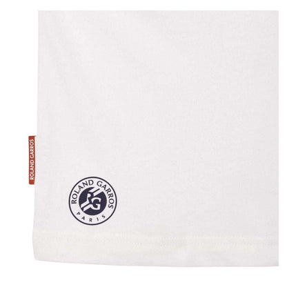 White - Back - Lacoste Unisex Adult Roland Garros Edition Regular T-Shirt