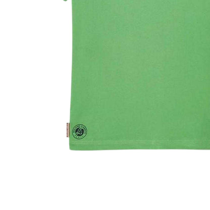 Green - Back - Lacoste Unisex Adult Roland Garros Edition Regular T-Shirt
