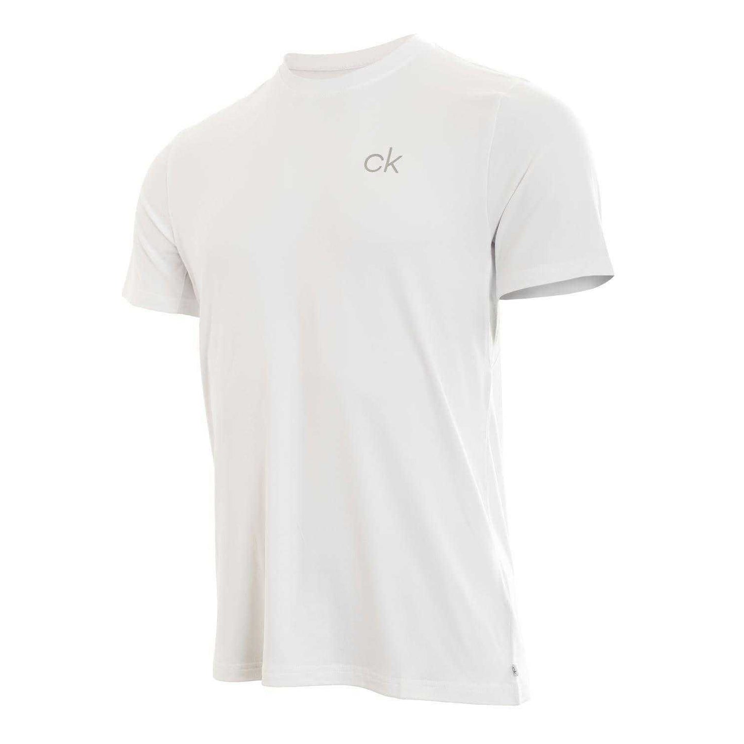 White - Front - Calvin Klein Mens Newport Golf T-Shirt
