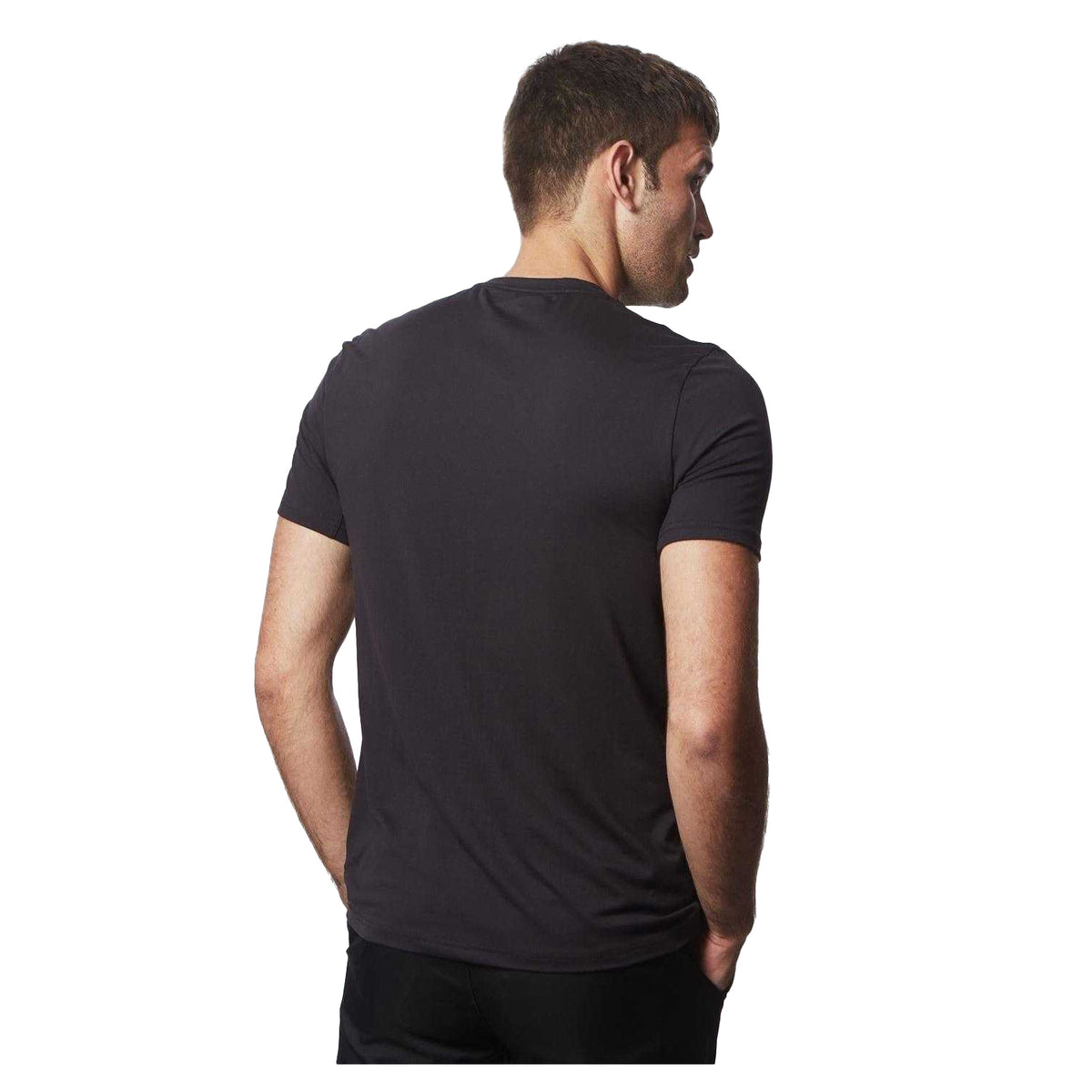 Black - Back - Calvin Klein Mens Newport Golf T-Shirt