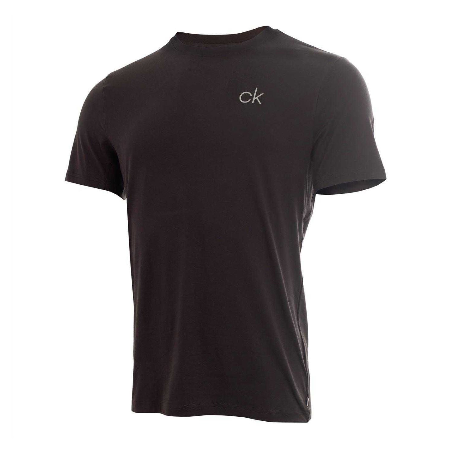 Black - Front - Calvin Klein Mens Newport Golf T-Shirt